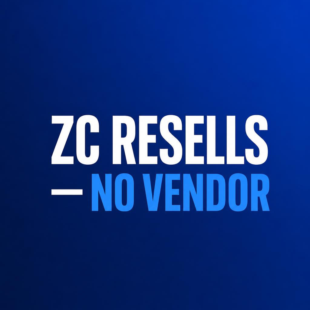 ZC Resells Masterclass — No Vendor